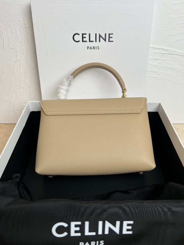 CELINE TEEN NINO BAG IN SUPPLE GRAINED CALFSKIN - Apricot color