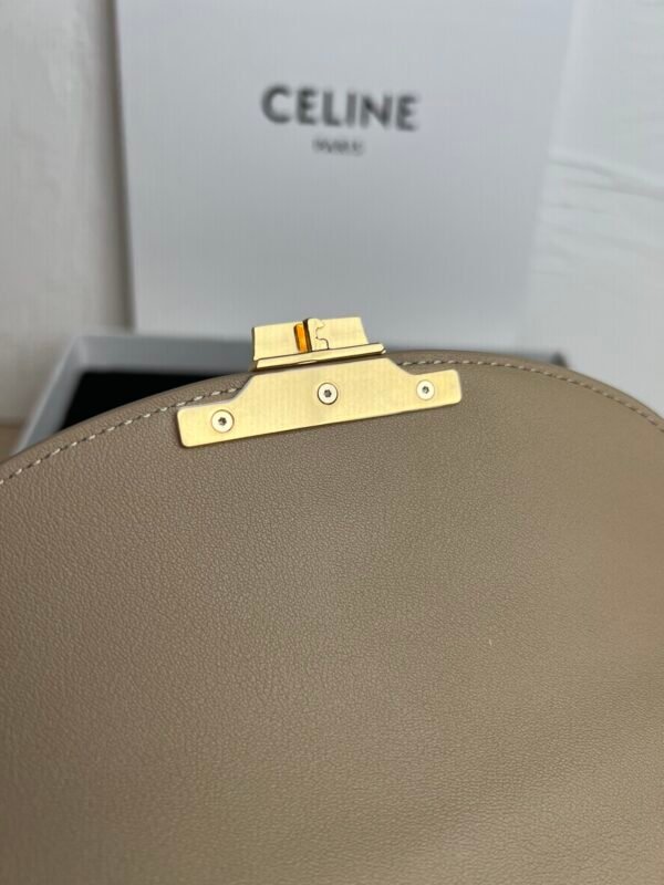 CELINE TEEN NINO BAG IN SUPPLE GRAINED CALFSKIN - Apricot color