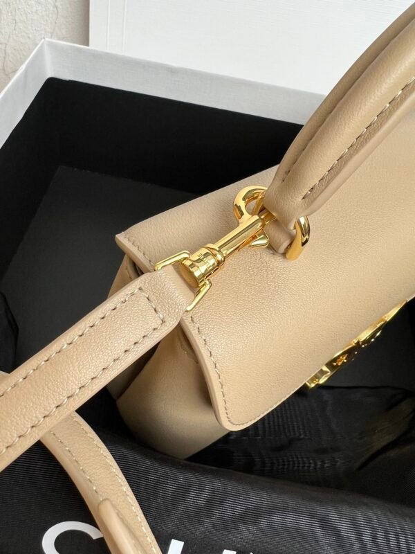 CELINE TEEN NINO BAG IN SUPPLE GRAINED CALFSKIN - Apricot color