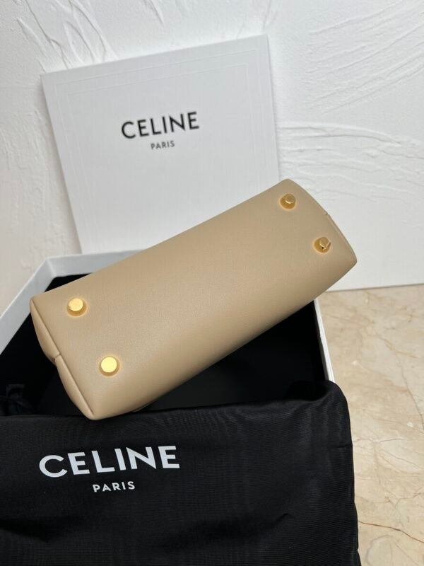 CELINE TEEN NINO BAG IN SUPPLE GRAINED CALFSKIN - Apricot color