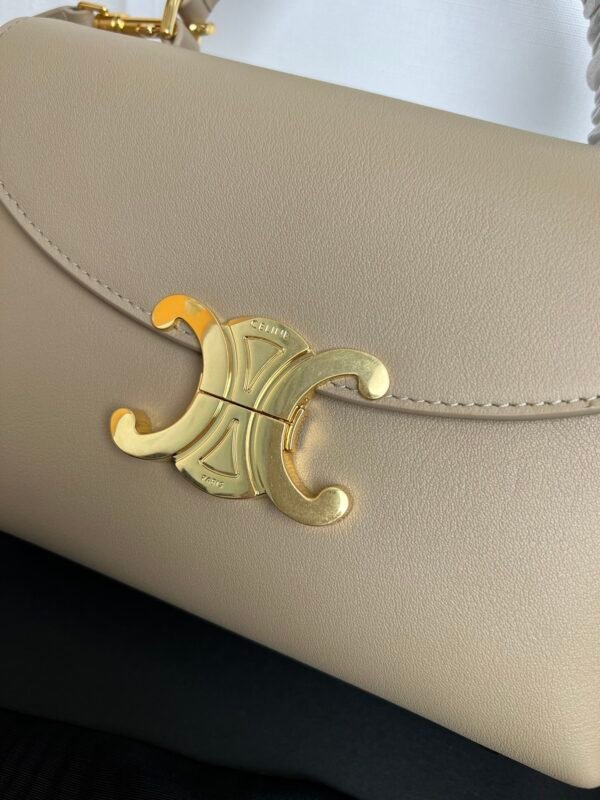 CELINE TEEN NINO BAG IN SUPPLE GRAINED CALFSKIN - Apricot color