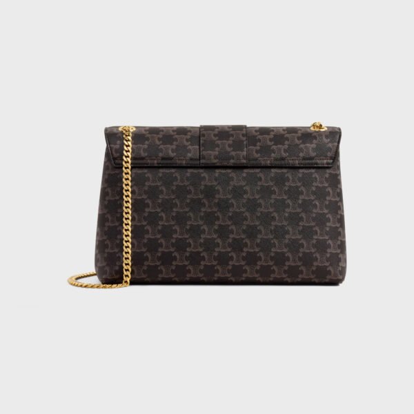 Celine LARGE CELINE VICTOIRE BAG in Triomphe Canvas