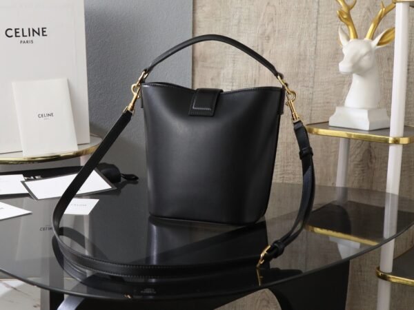 CELINE SMALL BUCKET LOUISE IN SMOOTH CALFSKIN