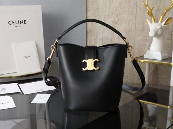 CELINE SMALL BUCKET LOUISE IN SMOOTH CALFSKIN