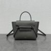 CELINE NANO BELT BAG IN GRAINED CALFSKIN - GREY