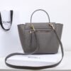 CELINE MICRO BELT BAG IN GRAINED CALFSKIN - GREY