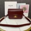 Celine CLASSIQUE TRIOMPHE BAG IN shiny calfskin