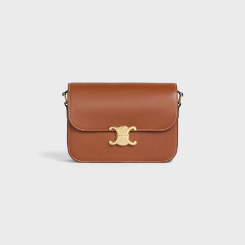 Celine CLASSIQUE TRIOMPHE BAG IN Natural Calfskin