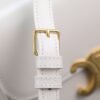 CELINE TEEN TRIOMPHE BAG IN SHINY CALFSKIN WHITE