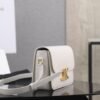 CELINE TEEN TRIOMPHE BAG IN SHINY CALFSKIN WHITE