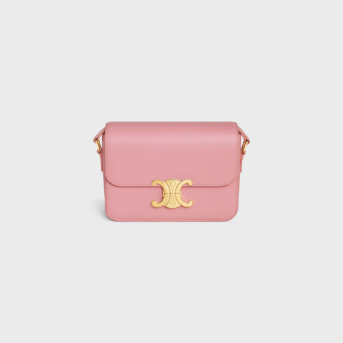 Celine Teen Triomphe Bag in shiny calfskin