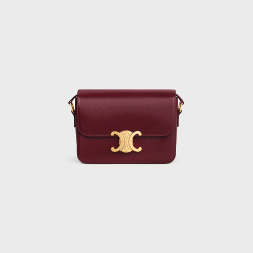 Celine TEEN TRIOMPHE BAG IN shiny calfskin