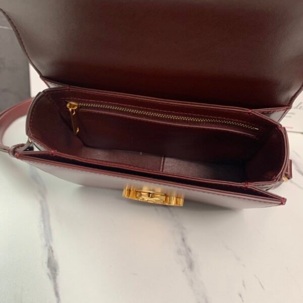 Celine TEEN TRIOMPHE BAG IN shiny calfskin