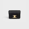 CELINE TEEN TRIOMPHE BAG IN SHINY CALFSKIN BLACK