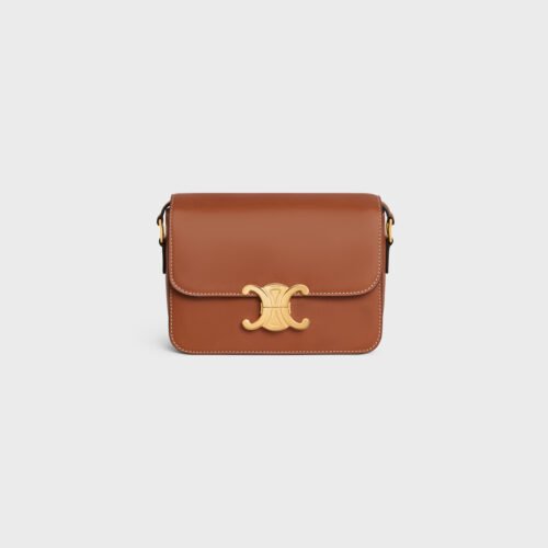 Celine TEEN TRIOMPHE BAG IN Natural Calfskin