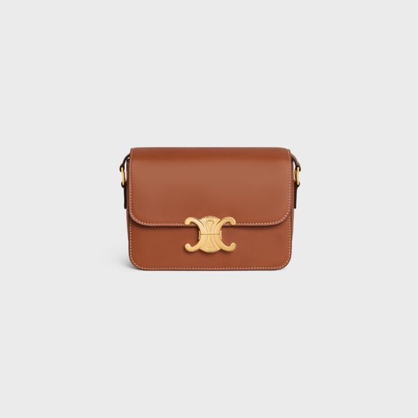 Celine TEEN TRIOMPHE BAG IN Natural Calfskin