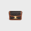 CELINE TEEN TRIOMPHE BAG IN TRIOMPHE CANVAS AND CALFSKIN