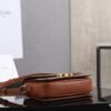 CELINE TEEN TRIOMPHE BAG IN TRIOMPHE CANVAS AND CALFSKIN