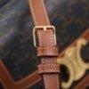 CELINE TEEN TRIOMPHE BAG IN TRIOMPHE CANVAS AND CALFSKIN