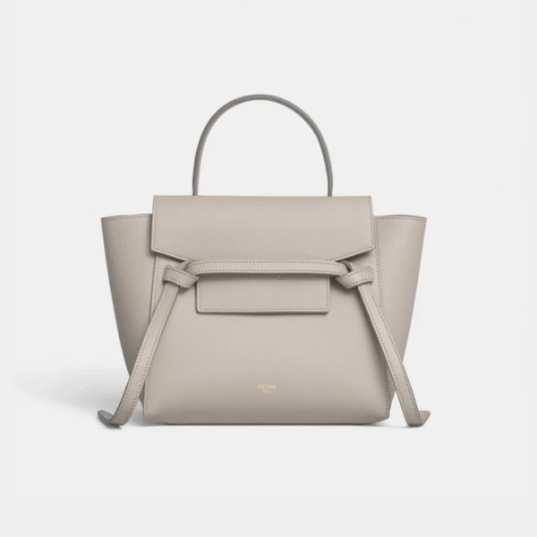 CELINE NANO BELT BAG IN GRAINED CALFSKIN - Apricot color