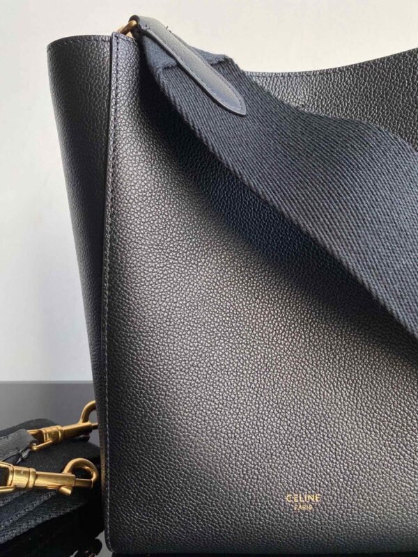 Celine Sangle Small Bucket bag in soft grained calfskin