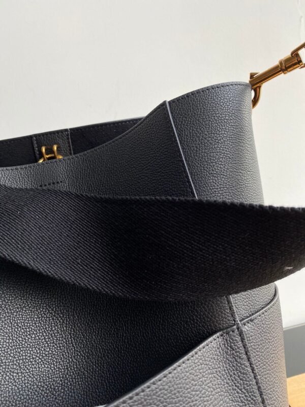 Celine Soft Grained Calfskin Sangle Bucket Bag