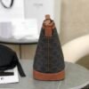 CELINE Small Bucket IN Triomphe Canvas and calfskin