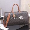 Celine Large Travel Bag IN Triomphe Canvas with Celine Print