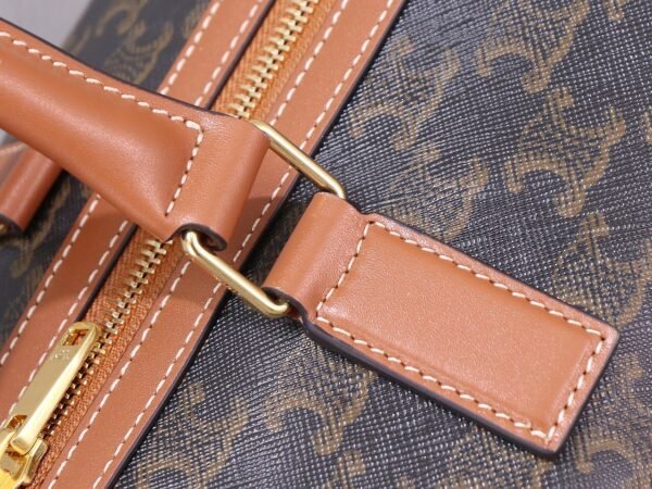 Celine Large Travel Bag IN Triomphe Canvas with Celine Print