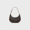 CELINE AVA BAG IN TRIOMPHE CANVAS AND CALFSKIN - TAN