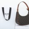 CELINE AVA BAG IN TRIOMPHE CANVAS AND CALFSKIN - TAN
