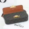 Celine SHOULDER BAG CLAUDE IN Triomphe canvas and calfskin