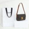 Celine SHOULDER BAG CLAUDE IN Triomphe canvas and calfskin