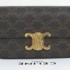 Celine SHOULDER BAG CLAUDE IN Triomphe canvas and calfskin