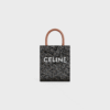 Celine Mini Vertical Cabas IN Triomphe Canvas with Celine print