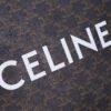 Celine Small Vertical Cabas in Triomphe Canvas with Celine Print