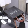 Celine Small Vertical Cabas in Triomphe Canvas with Celine Print