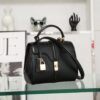 CELINE MINI 16 IN SATINATED CALFSKIN BLACK