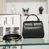 CELINE MINI 16 IN SATINATED CALFSKIN BLACK