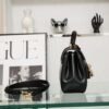 CELINE MINI 16 IN SATINATED CALFSKIN BLACK