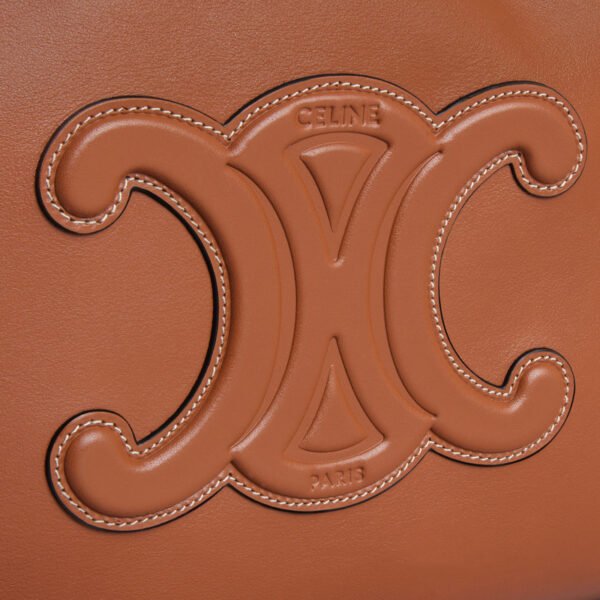 CELINE CABAS TRIOMPHE DRAWSTRIP BAG IN SMOOTH CALF LEATHER