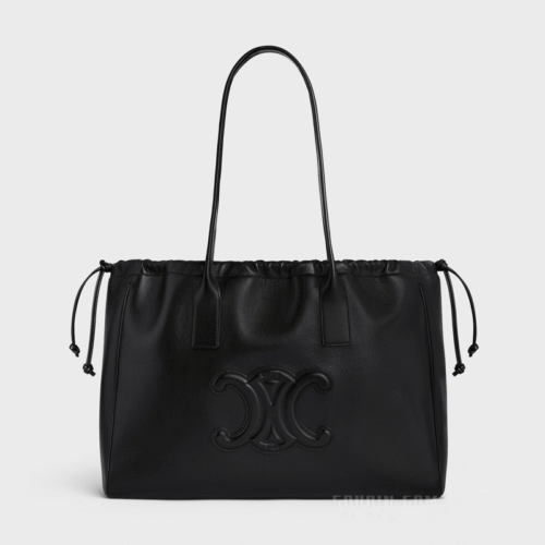 CELINE CABAS TRIOMPHE cowhide drawstring bag
