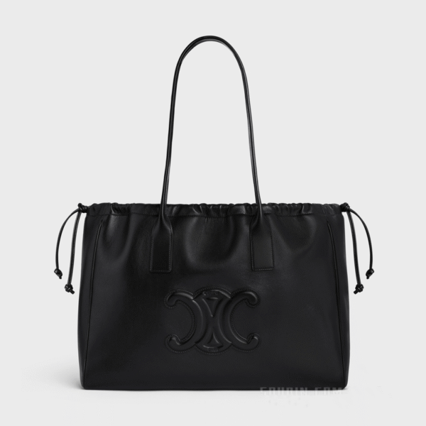 CELINE CABAS TRIOMPHE cowhide drawstring bag