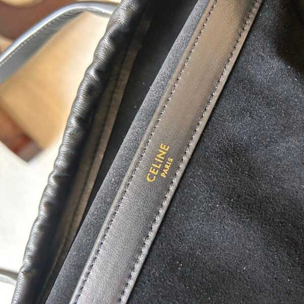 CELINE CABAS TRIOMPHE cowhide drawstring bag