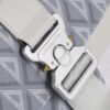 Saddle Bag Dior Gray Coated Cotton Canvas