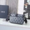 Dior Hit The Road Bag Strap CD Diamond Canvas Navy Blue