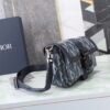 Dior Hit The Road Bag Strap CD Diamond Canvas Navy Blue