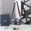Dior Hit The Road Bag Strap CD Diamond Canvas Navy Blue
