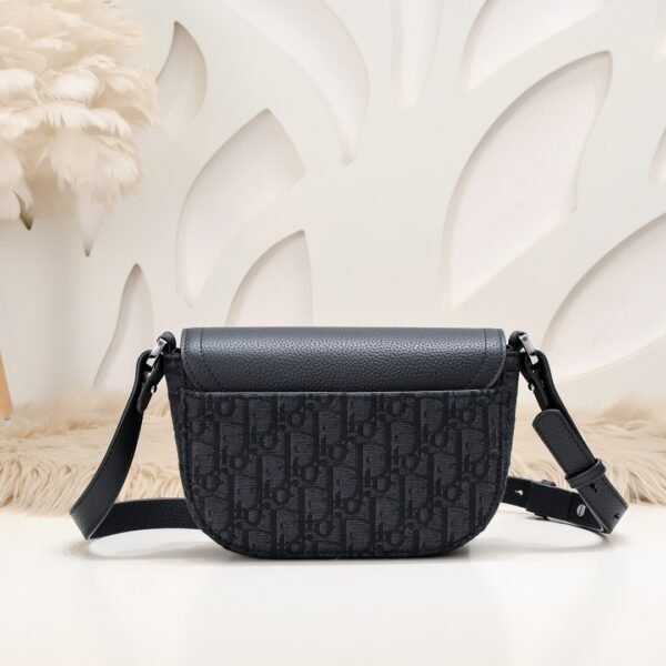 Mini Saddle Messenger Bag with Flap