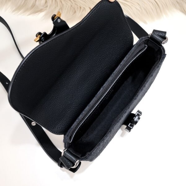 Mini Saddle Messenger Bag with Flap